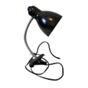 Clip-on Desk Lamp Bed Table Book Reading Gooseneck 360°Rotation Plug in